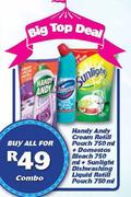 Handy Andy Cream Refill Pouch 750ml