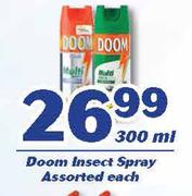 Doom Insect Spray-300ml Each