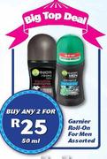 Garnier Roll On For Men-2x50ml