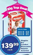 Huggies Dry Comfort Disposable Nappies-Each