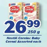 Nestle Cerelac Baby Cereal-250g Each