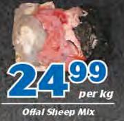 Offal Sheep Mix-Per Kg