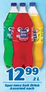 Spar-Letta Soft Drink Assorted-2Ltr Each