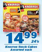 Knorrox Stock Cubes Assorted-24's Pack Each