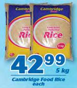 Cambridge Food Rice-5kg Each