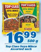 Top Class Soya Mince Assorted-500g Each
