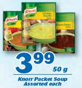 Knorr Packet Soup Assorted-50g Each