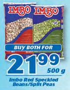 Imbo Red Speckled Beans & Split Peas 500g-For Both