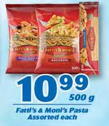 Fatti's & Moni's Pasta Assorted-500g Each