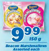 Beacon Marshmallows Assorted-150g Each