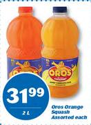 Oros Orange Squash Assorted-2Ltr Each
