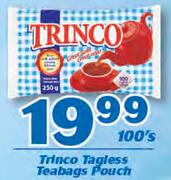 Trinco Tagless Teabags Pouch-100's Pack