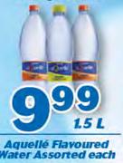 Aquelle Flavoured Water Assorted-1.5Ltr Each