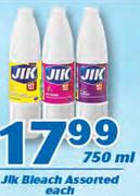 Jik Bleach Assorted-750ml Each