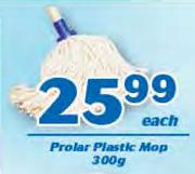 Prolar 350g Plastic Mop 
