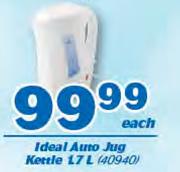 Ideal 1.7Ltr Auto Jug Kettle 40940