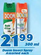 Doom Insect Spray Assorted-300ml Each