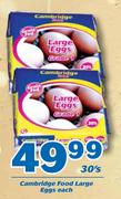 Cambridge Food Large Eggs-30's Each