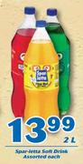 Spar Letta Soft Drink Assorted-2Ltr Each