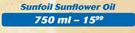 Sunfoil Sunflower Oil-750ml