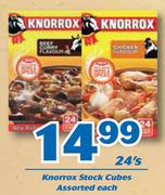 Knorrox Stock Cubes Assorted-24's Each