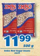 Imbo Red Sugar Beans-500g Each