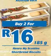 Henro My Scotties Shortbread Biscuits-2 x 185g