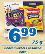 Beacon Sweets Assorted-75g Each