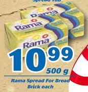 Rama Spread For Bread Brick-500g Each