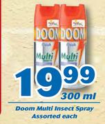 Doom Multi Insect Spray Assorted-300ml Each