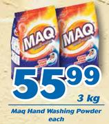 Maq Hand Washing Powder-3Kg Each
