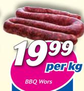 BBQ Wors-Per kg
