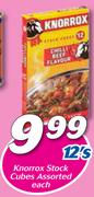 Knorrox Stock Cubes Assorted-12's Each