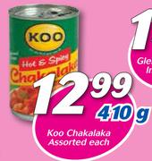 Koo Chakalaka Assorted-410g Each
