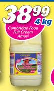 Cambridge Food Full Cream Amasi-4kg