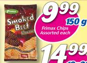 Frimax Chips Assorted 150g-Each