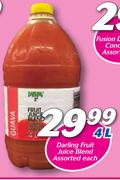 Darling Fruit Juice Blend Assorted 4Ltr-Each