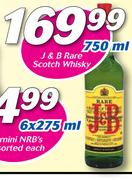 J & B Rare Scotch Whisky-750ml