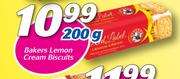 Bakers Lemon Cream Biscuits-200g
