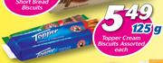 Topper Cream Biscuits Assorted 125g-Each