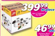 Hart 10 Piece J7 Polished Pot Set