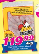 Supreme Frozen Mixed Chicken Portions-4Kg