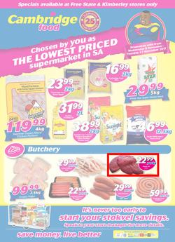 Cambridge Food : Free State (8 Nov - 21 Nov 2017), page 1