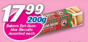 Bakers Eet-Sum-Mor Biscuits Assorted-200gm