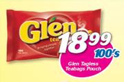 Glen Tagless Teabags Pouch-100's