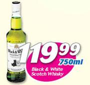 Black & White Scotch Whisky-750ml