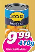 Koo Peach Slices-410g