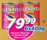 Glenryck Pilchards In Tomato/Chilli Sauce-6x400g