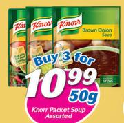 Knorr Packet Soup Assorted-3x50g