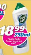 Handy Andy Cream Assorted-750ml